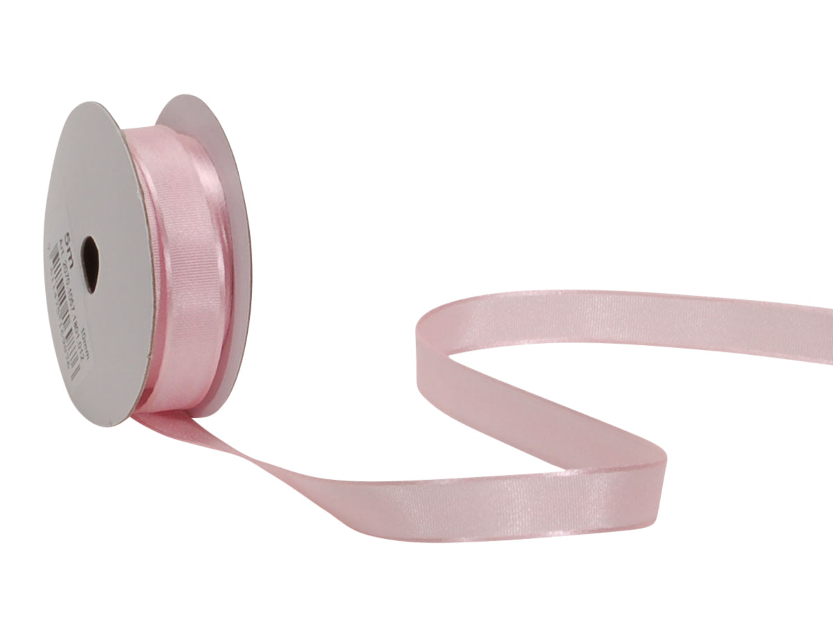 Spyk Geschenkband Cubino Taffetas Rosa – 10 mm × 5 m – Echte Webkante