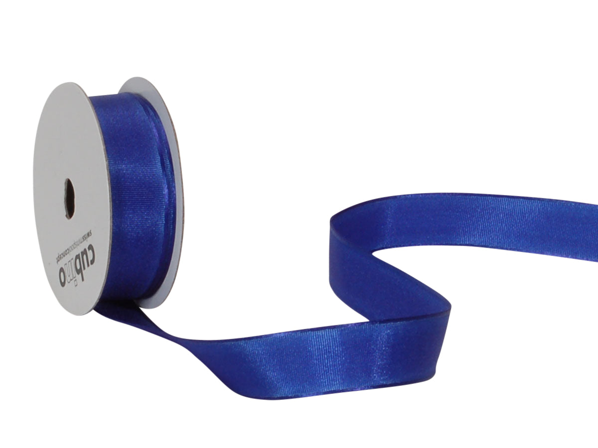 Spyk Cubino Taffetas 2070.010 – Geschenkband, Gewebe, Blau – 15 mm × 4 m