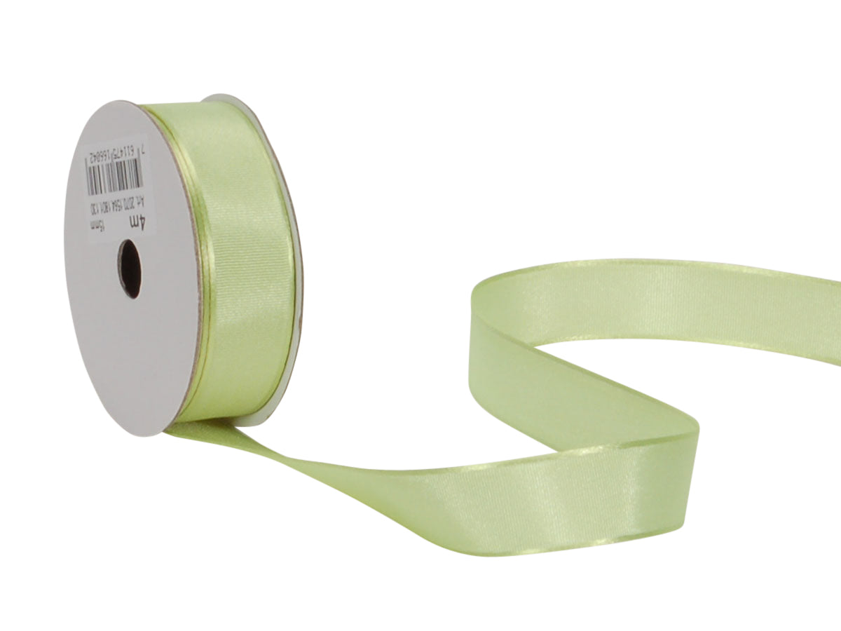 Spyk Cubino Taffetas 2070.130 – Geschenkband, Grün – 15 mm × 4 m
