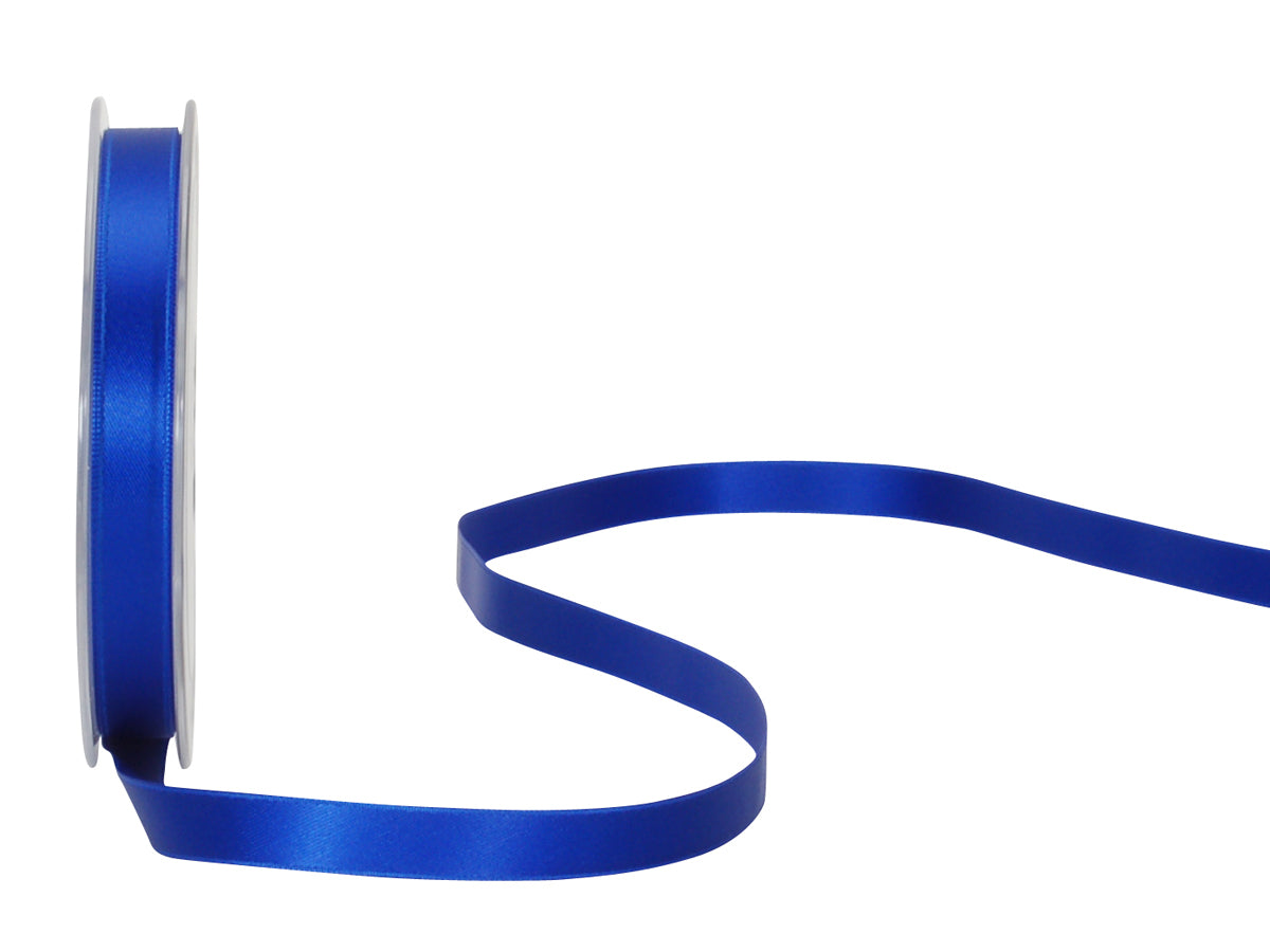 Spyk Satinband Blau – 10 mm × 25 m – Doppelseitig