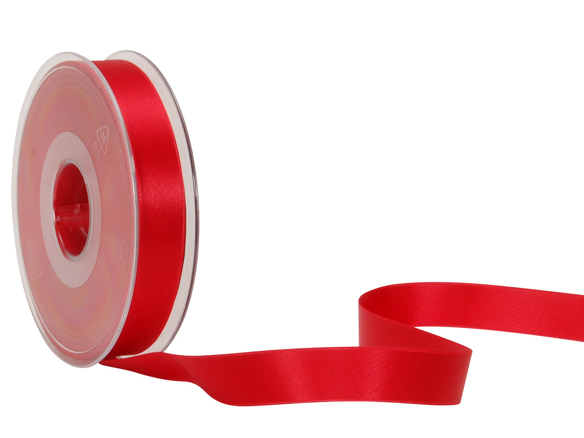 Spyk 2088.020 – Geschenkband, Rot, Doppelseitig – 16 mm × 25 m – 1 Rolle