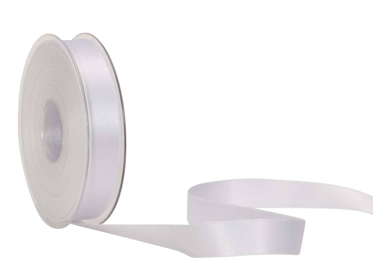 Spyk Satinband Weiss – 16 mm × 25 m