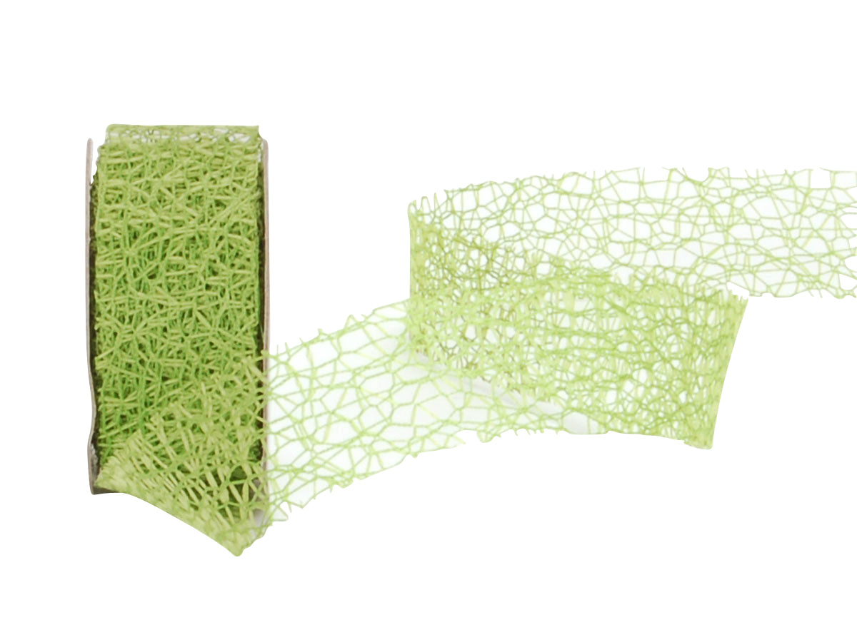 Spyk Geschenkband Cubino Netty Grün – 25 mm × 4 m