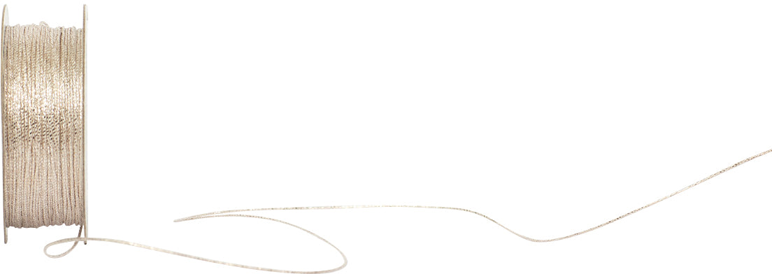 Spyk Metallfaden, Silber, Ø 0,5 mm × 25 m, 1 Rolle