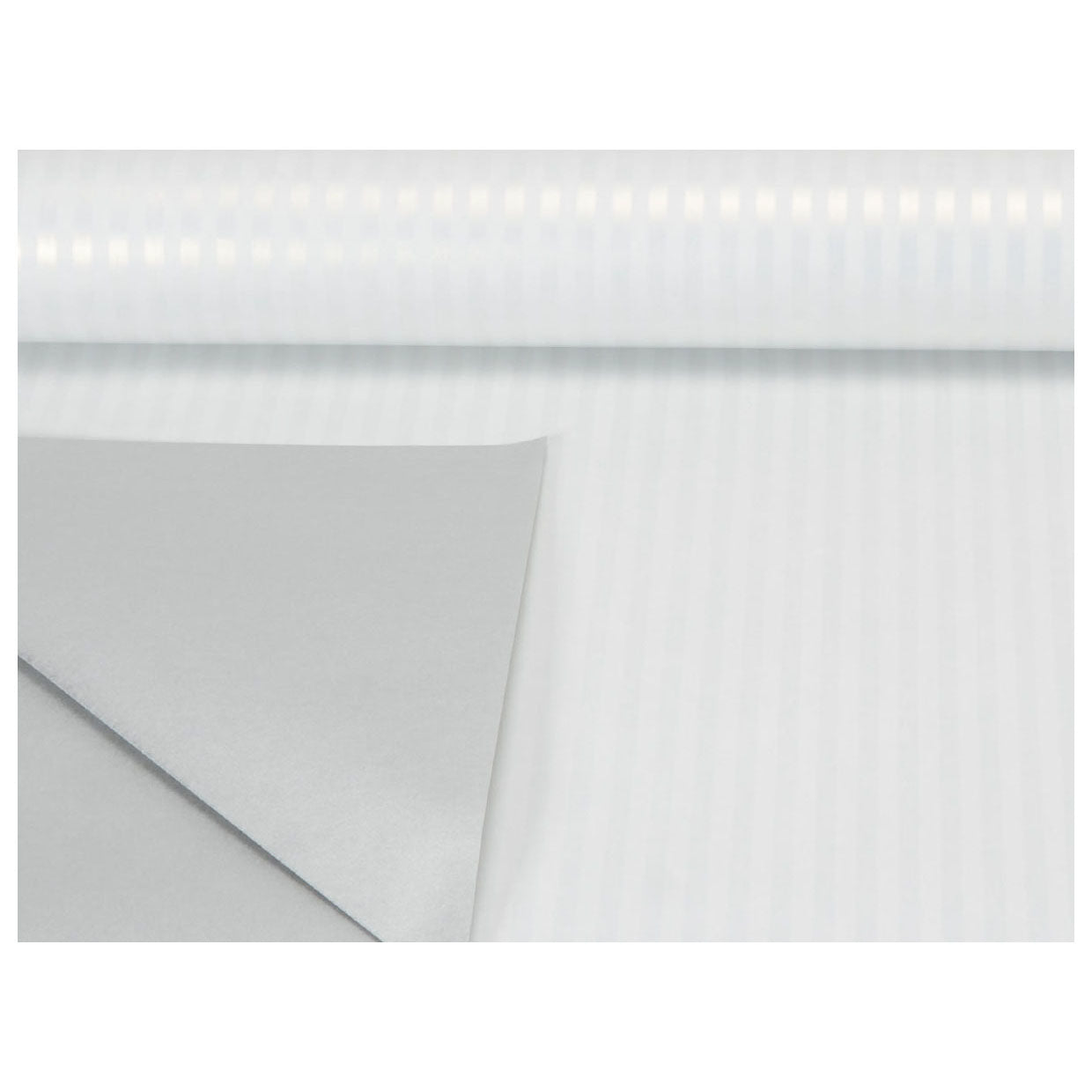 Spyk Geschenkpapier – 75 cm × 200 m – Silber – Perlig – 1 Rolle