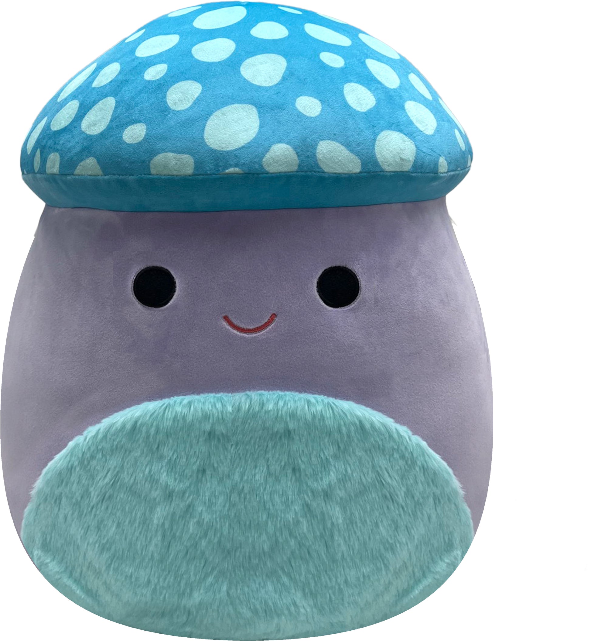 Squishmallows Plüschtier Pyle der Pilz – 40 cm – blau/grau