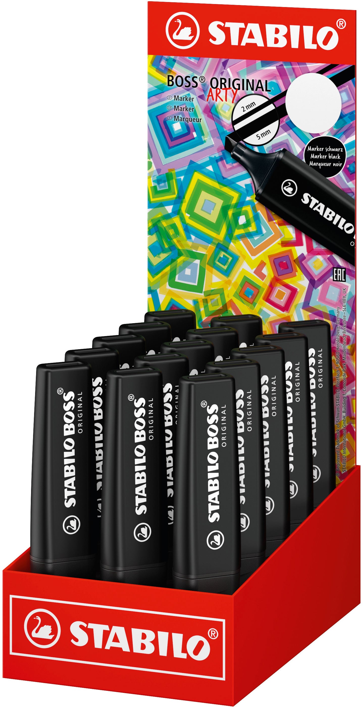 STABILO BOSS Original Textmarker – Schwarz