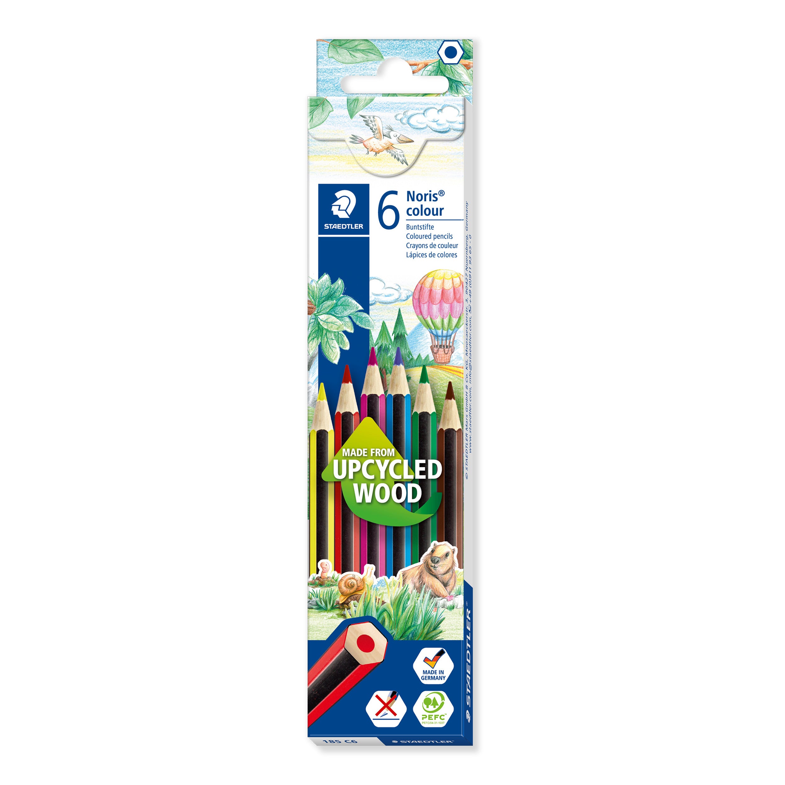 Staedtler Buntstifte Upcycled Wood – Sechskant