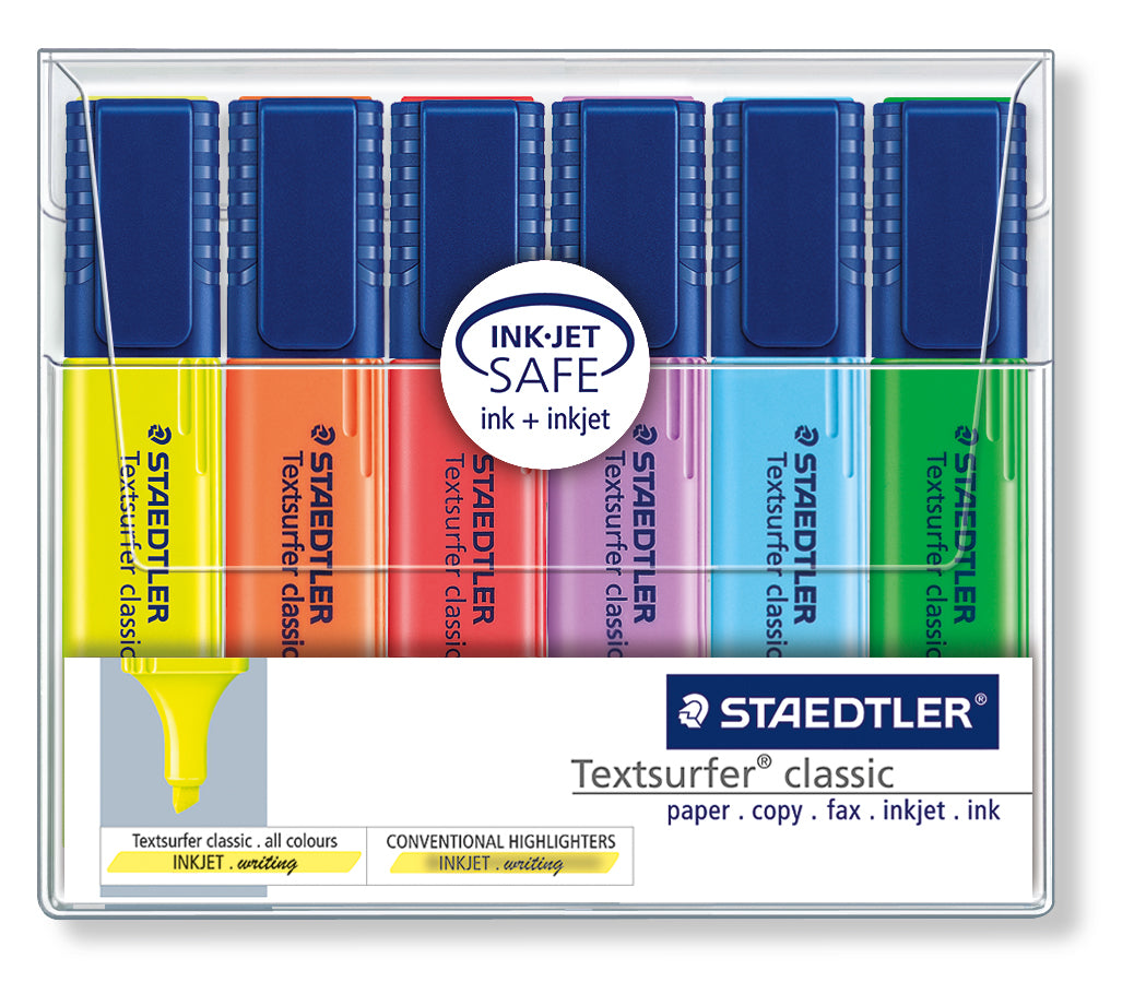 Staedtler Textsurfer Classic Textmarker – Farben sortiert, nachfüllbar
