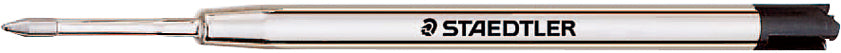 Staedtler 458 Kugelschreiber-Mine – Schwarz, 0,5 mm (Mittel)
