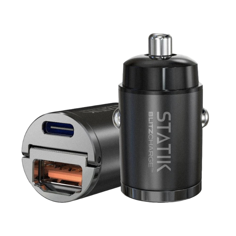 Statik PUP-0250 Auto-Ladegerät 45 W – USB-C×1, USB-A×1 – PD, QC – für 12–24 V Fahrzeuge