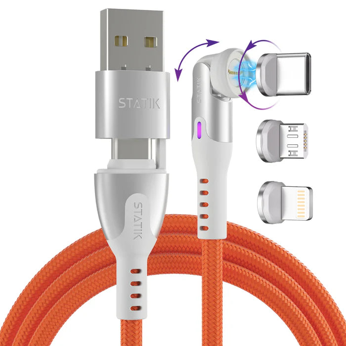 Statik USB-C auf USB-C Kabel – USB 2.0 (480 Mbit/s) – 2 m – PD 100 W – für Laptops, Smartphones, Tablets