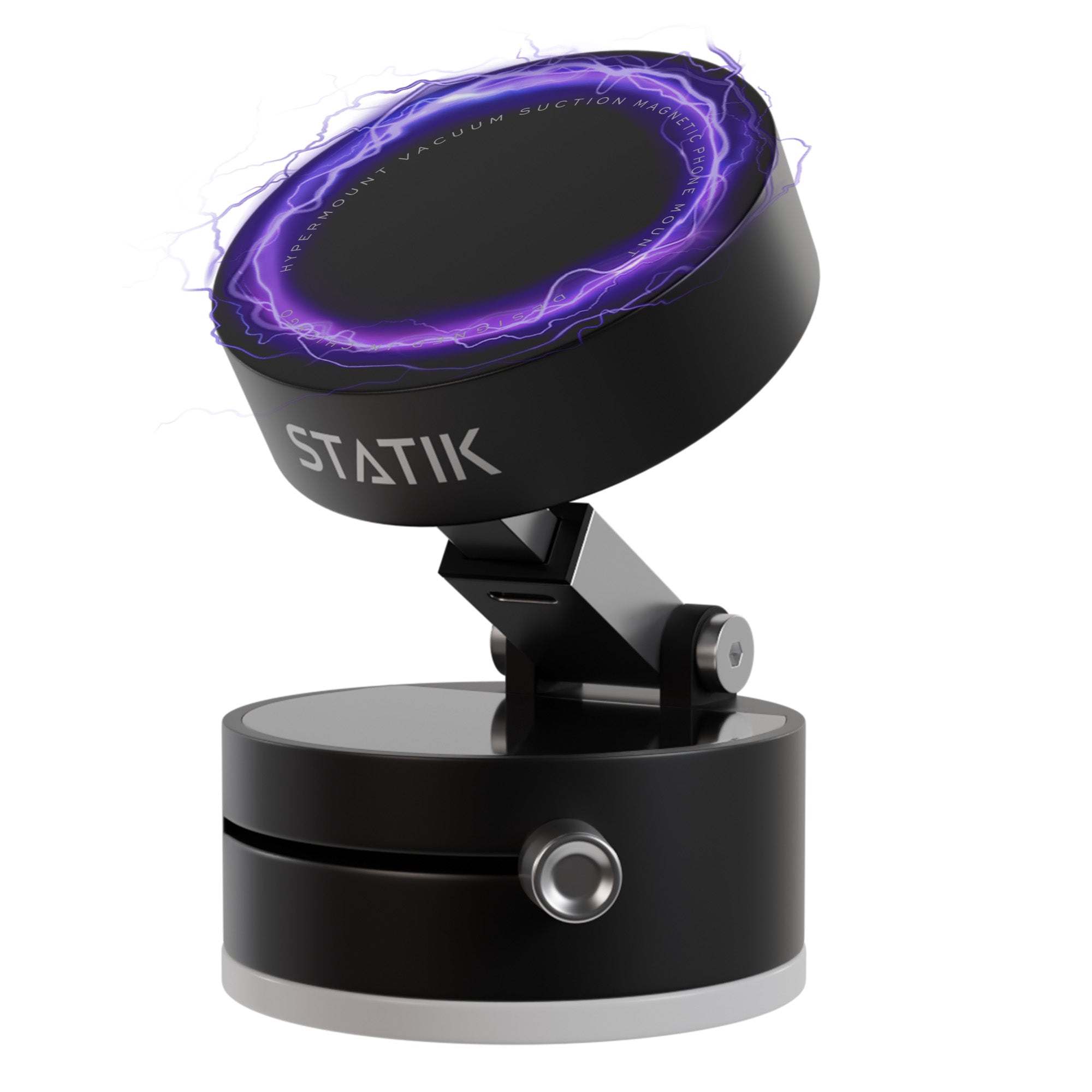 Statik HyperMount 5 – Auto-Halterung – Vakuum-Saugnapf, 360° drehbar – für iPhone (MagSafe), Android