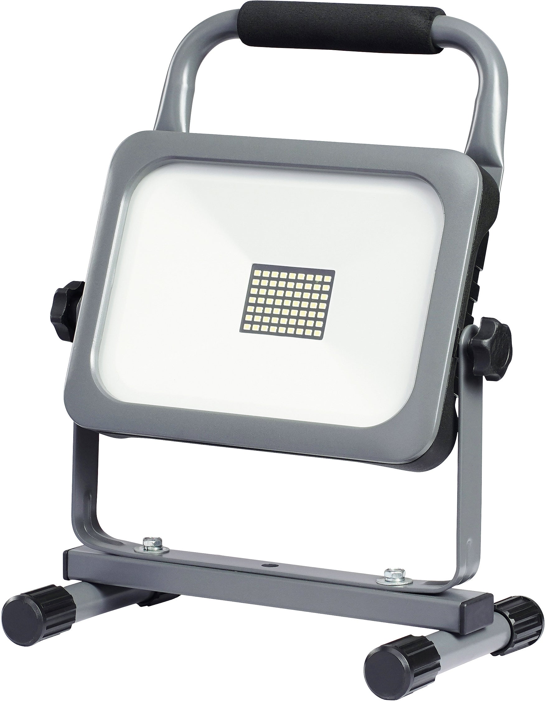Steffen Arbeitsleuchte Worklight 65 00149 – 4950 lm, 45 W Akku, IP54, 3-Stufen-Dimmer – Grau