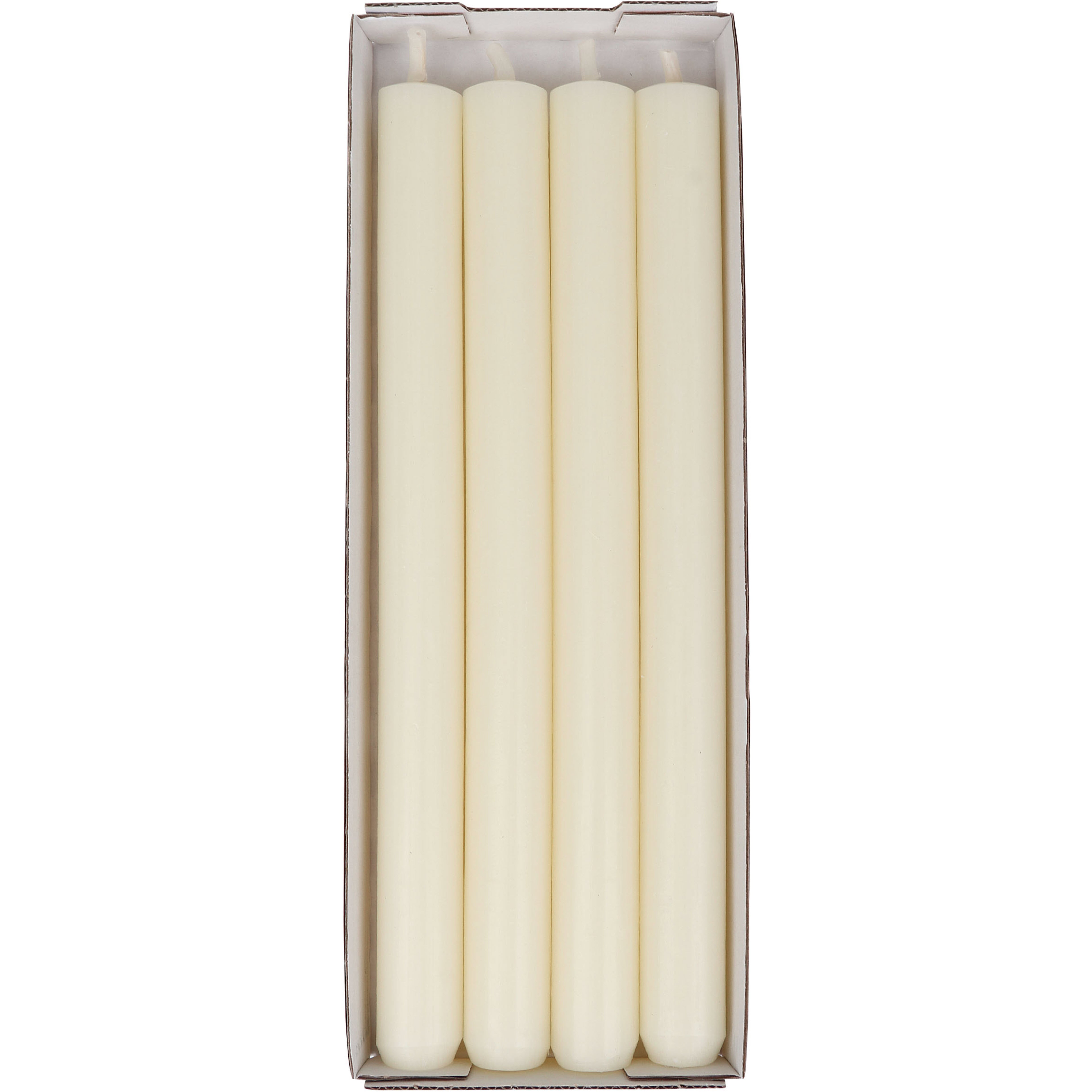 Steinhart Stabkerzen – Ø 2,2 × 26 cm – Champagner, 4-teilig, ca. 8 h Brenndauer