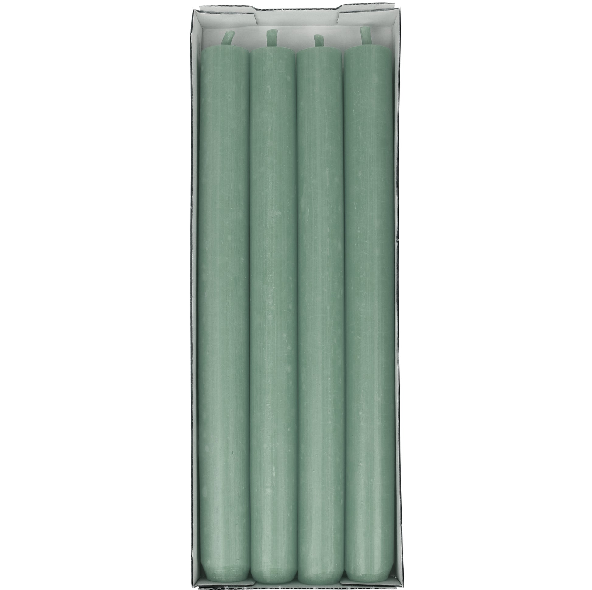 Steinhart Stabkerzen – Ø 2,2 × 25 cm – Salbei, 4-teilig, ca. 8 h Brenndauer