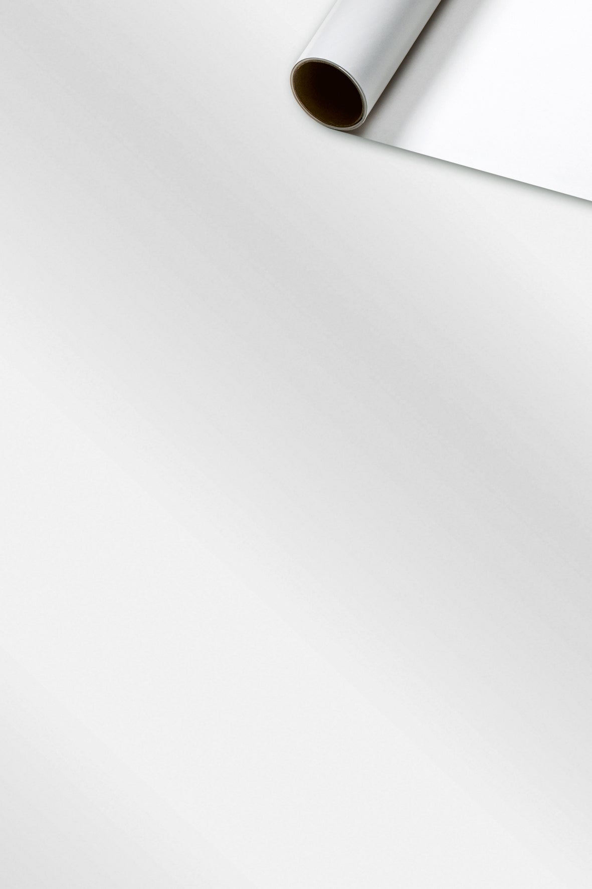 Stewo Geschenkpapier Uni Lack glänzend Weiss – 70 cm × 2 m