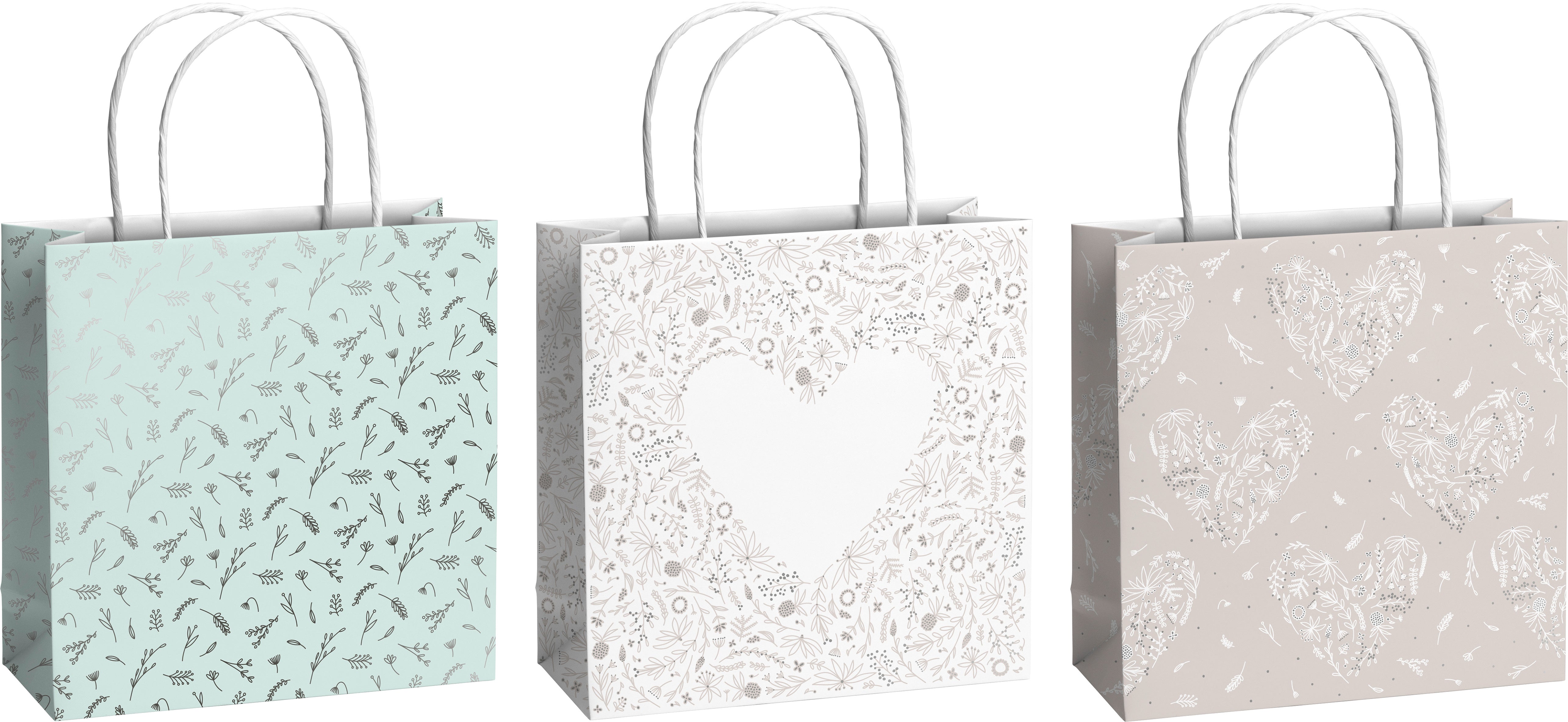 Stewo Geschenktasche Eldana Weiss – 205 × 300 × 15 mm