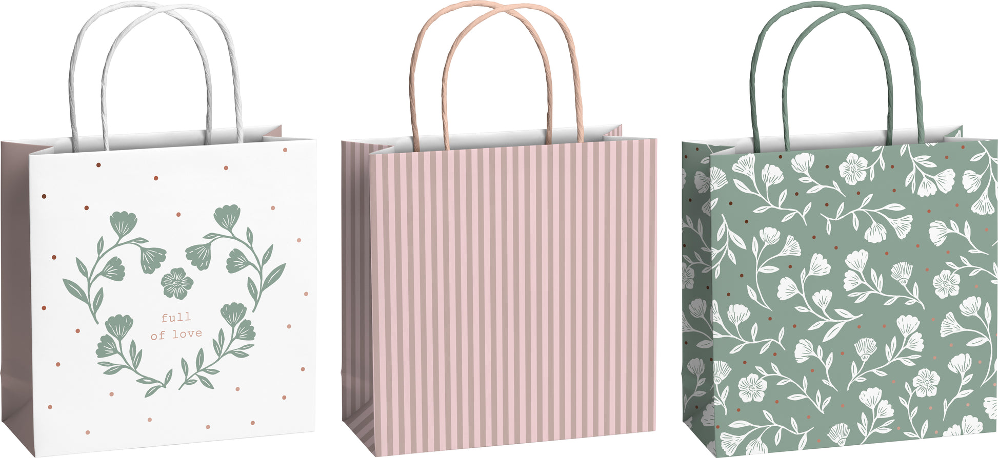 Stewo Geschenktasche Olena Grün – 200 × 305 × 13 mm