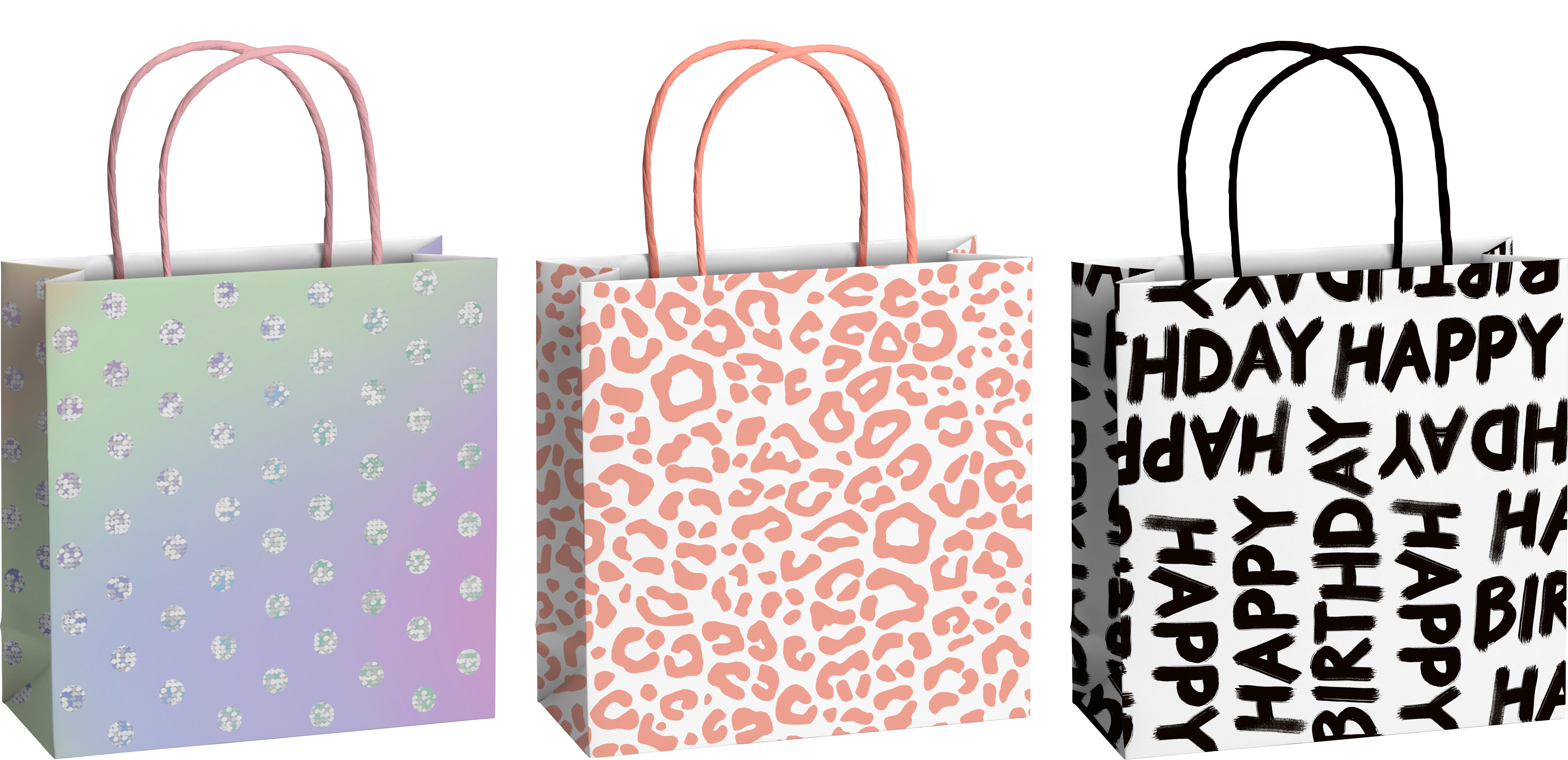Stewo Geschenktasche Forby – 200 × 310 × 10 mm – weiss, mit Euroloch-Aufhänger