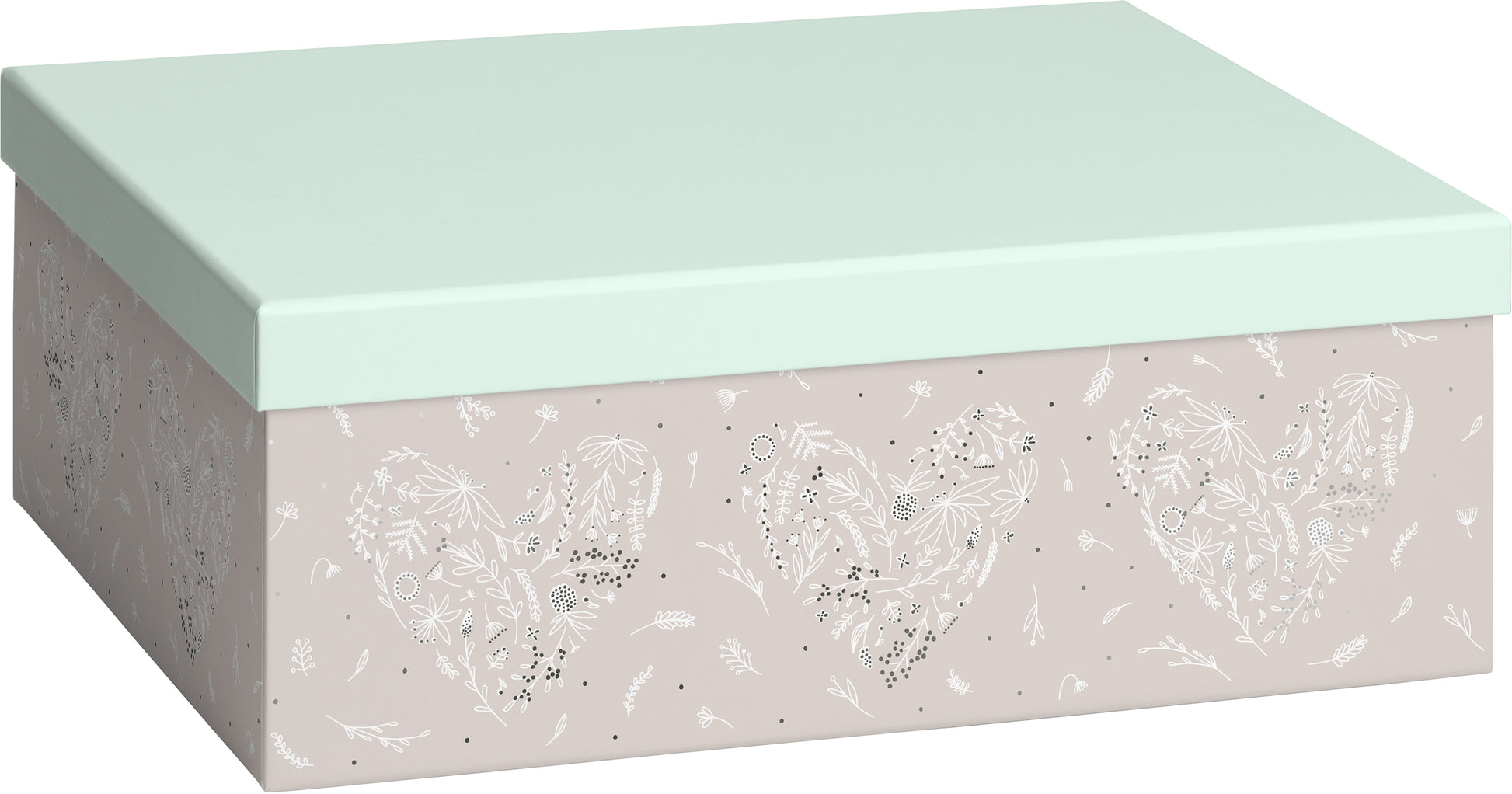 Stewo Geschenkbox Eldana Silber – 240 × 125 × 330 mm