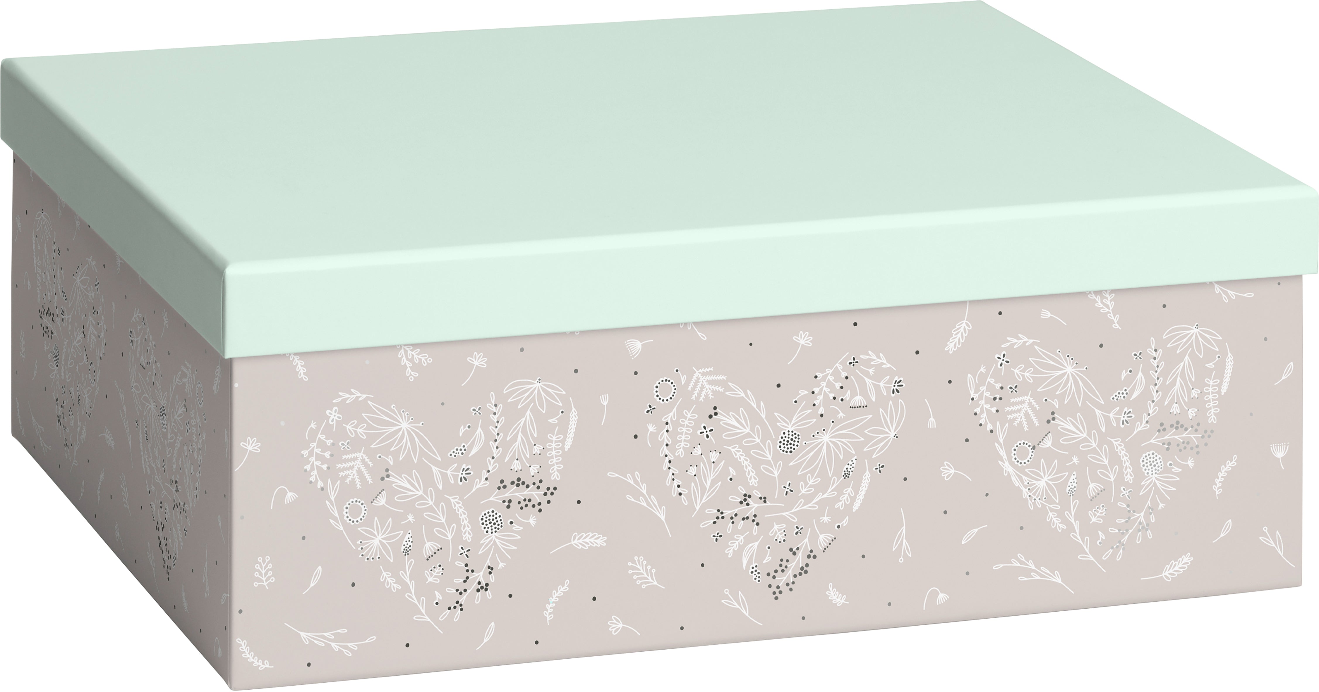 Stewo Geschenkbox Eldana Silber – 240 × 125 × 330 mm