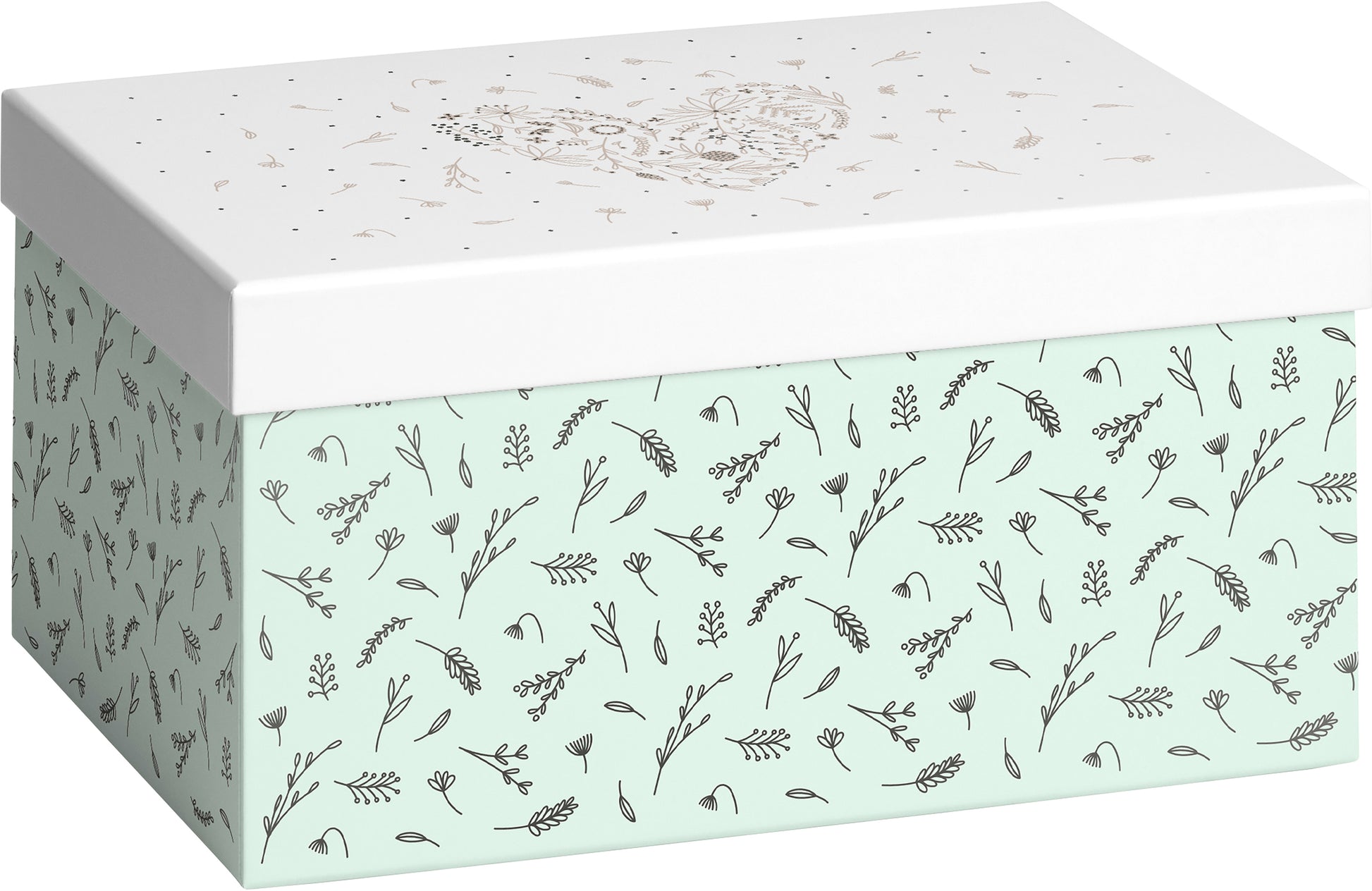 Stewo Geschenkbox Eldana Silber – 165 × 125 × 240 mm