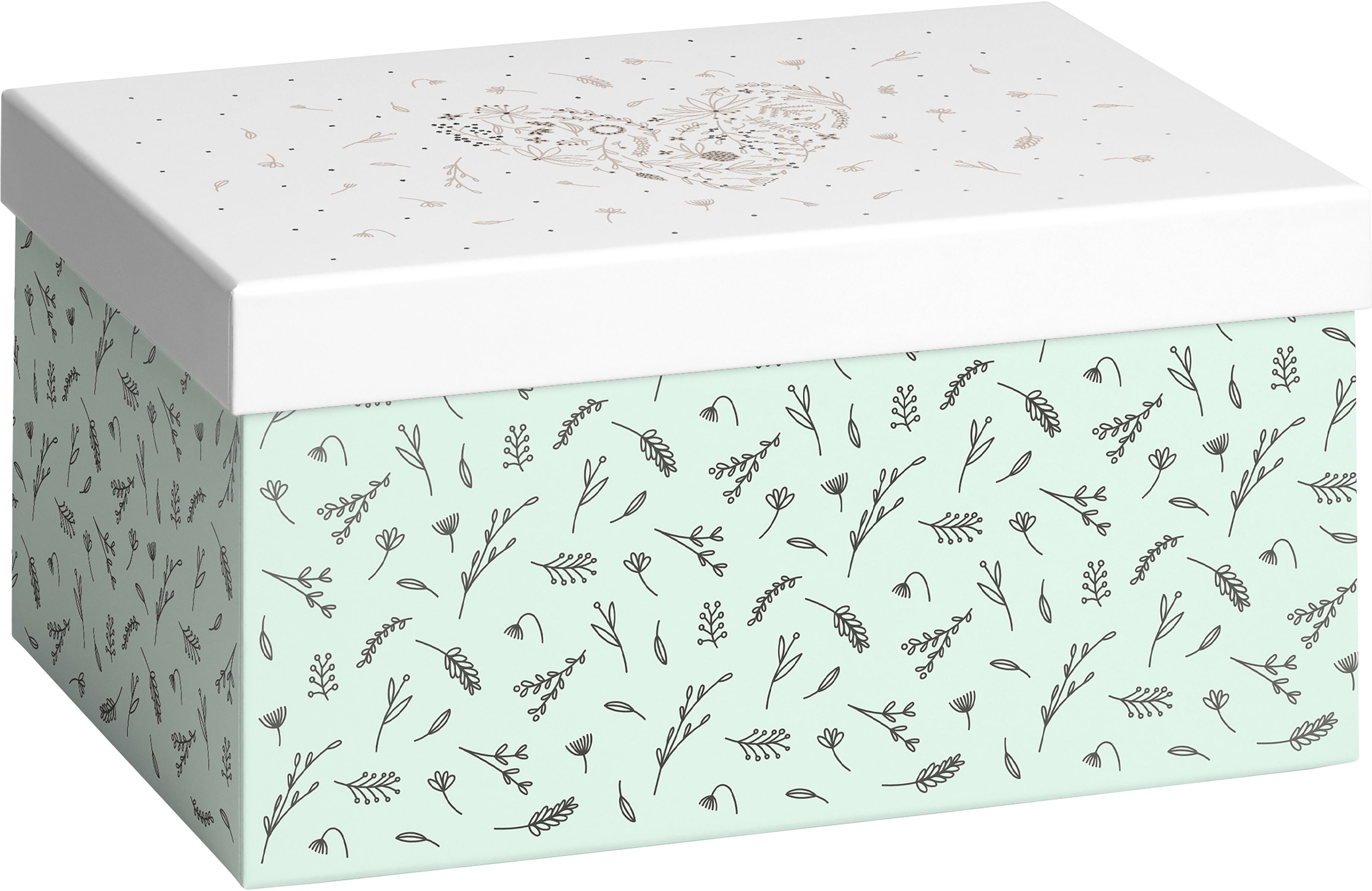 Stewo Geschenkbox Eldana Silber – 165 × 125 × 240 mm
