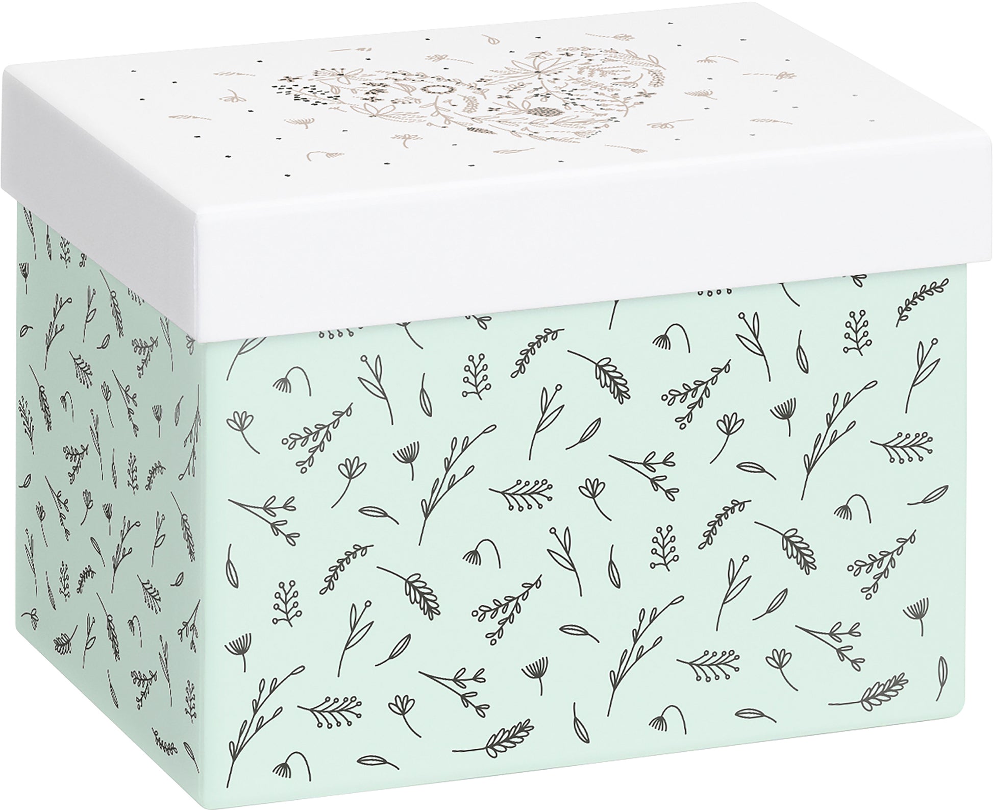 Stewo Geschenkbox Eldana Silber – 120 × 125 × 165 mm