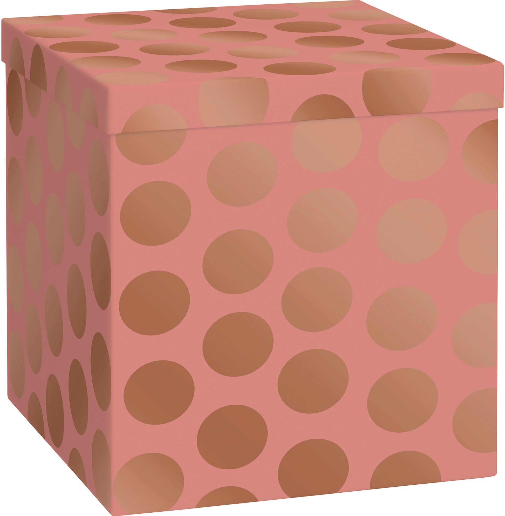 Stewo Geschenkbox Vanda, kupfer – 235 × 245 × 235 mm