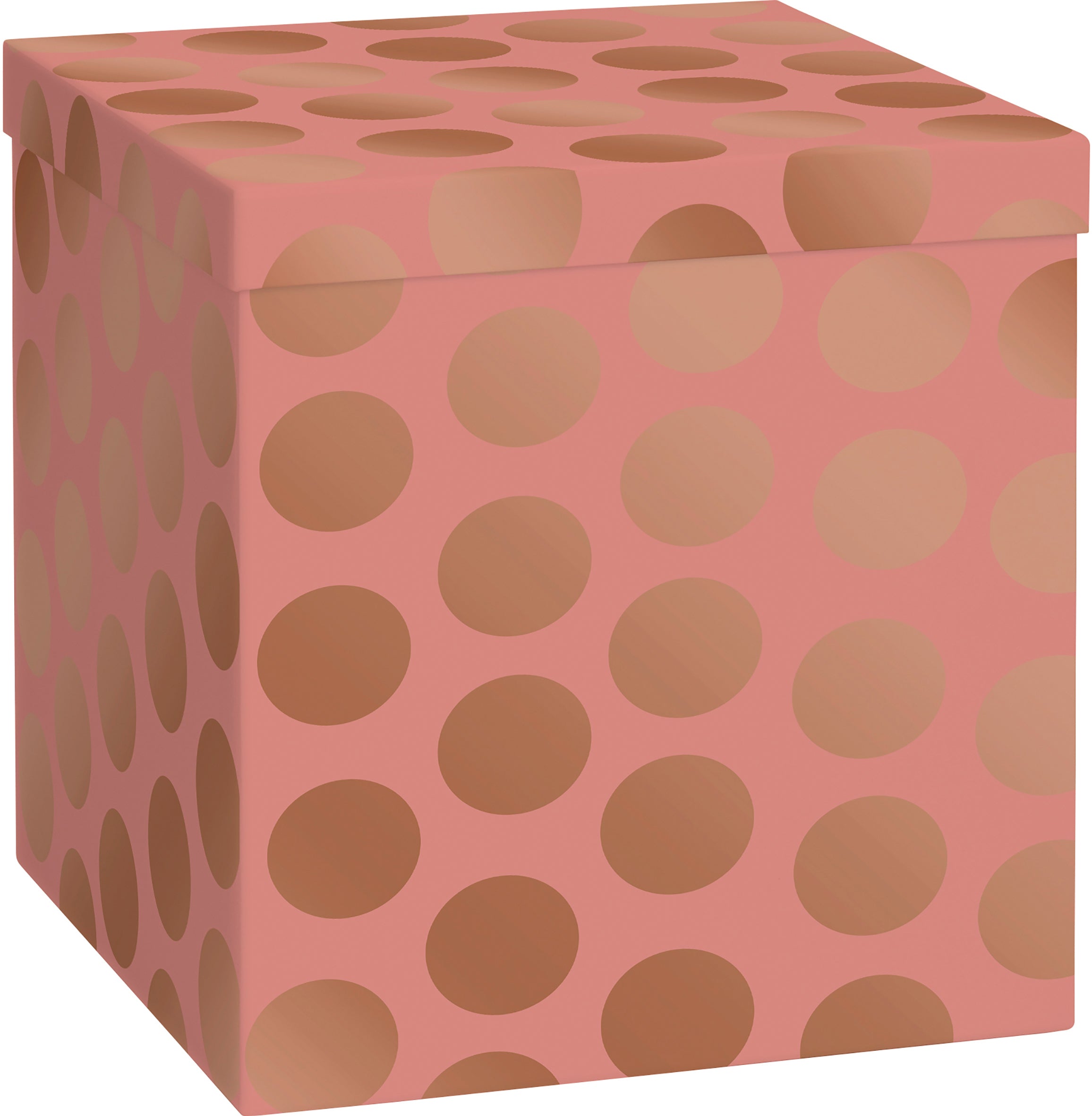 Stewo Geschenkbox Vanda, kupfer – 235 × 245 × 235 mm