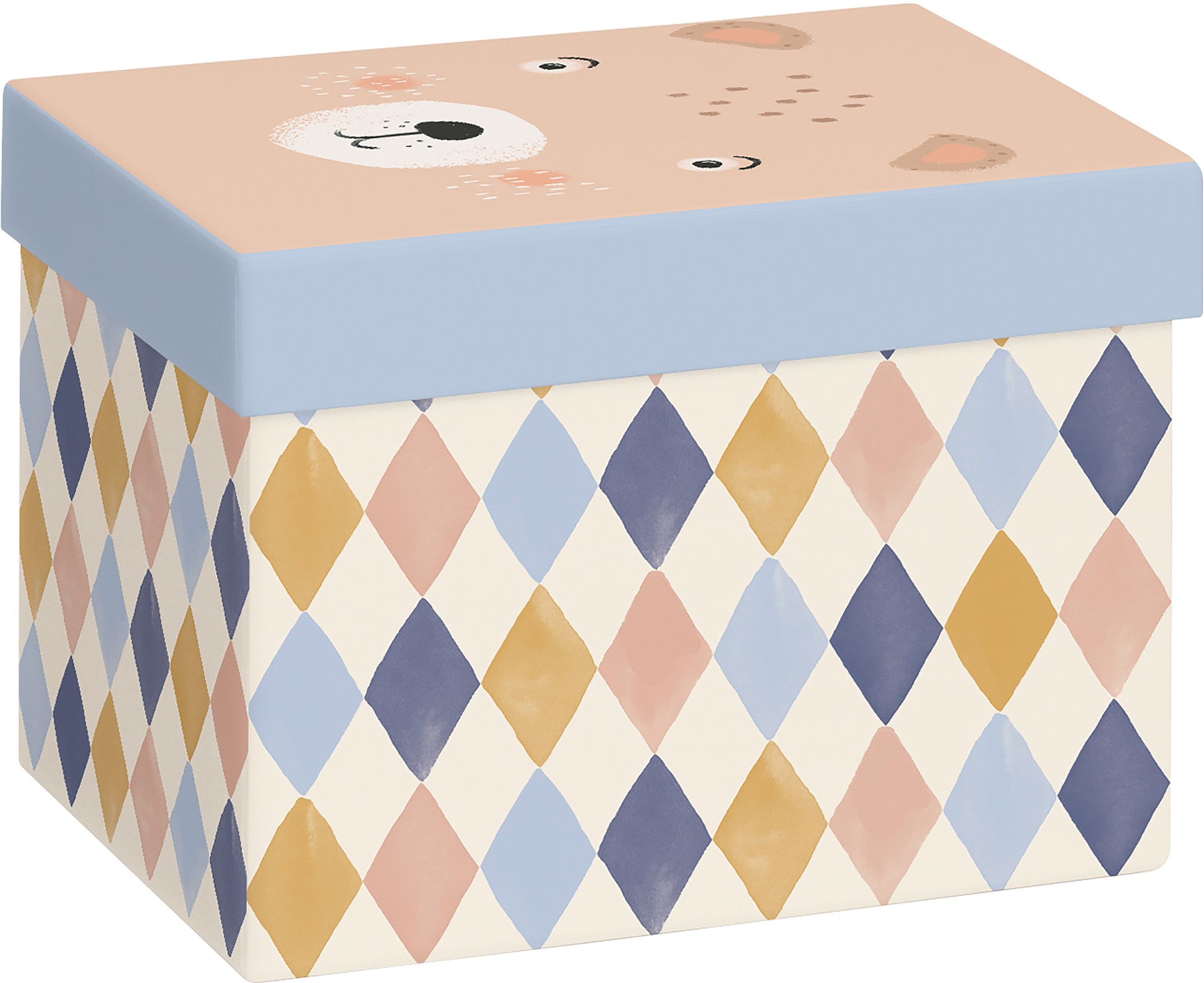 Stewo Geschenkbox Buba Blau – 125 × 125 × 170 mm