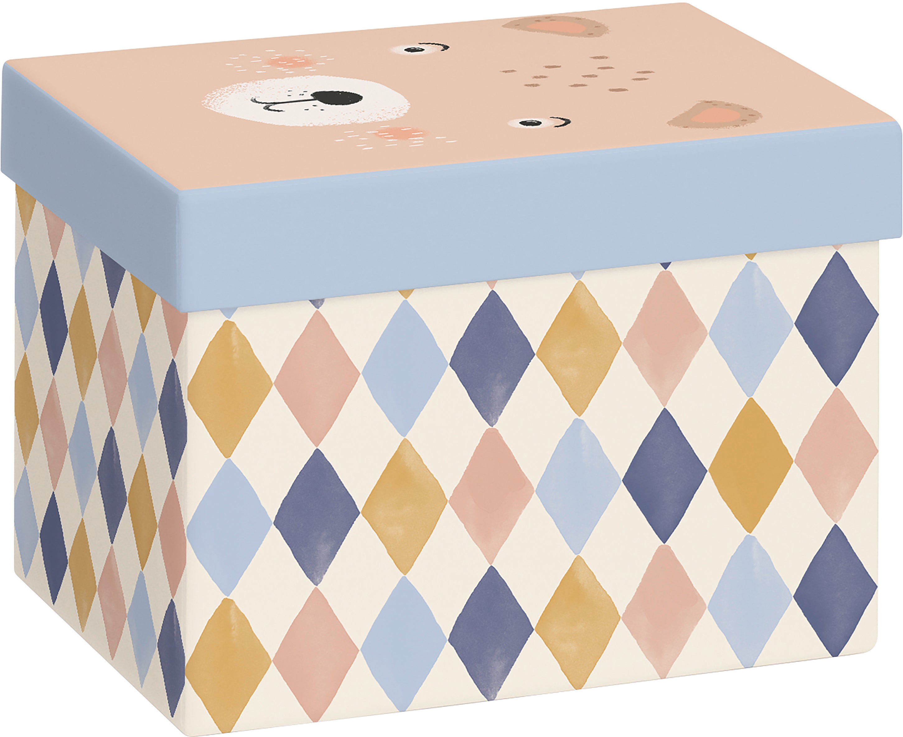 Stewo Geschenkbox Buba Blau – 125 × 125 × 170 mm