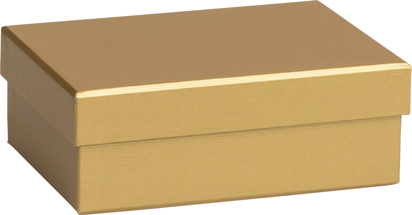 Stewo Geschenkbox Gold – 120 × 60 × 165 mm
