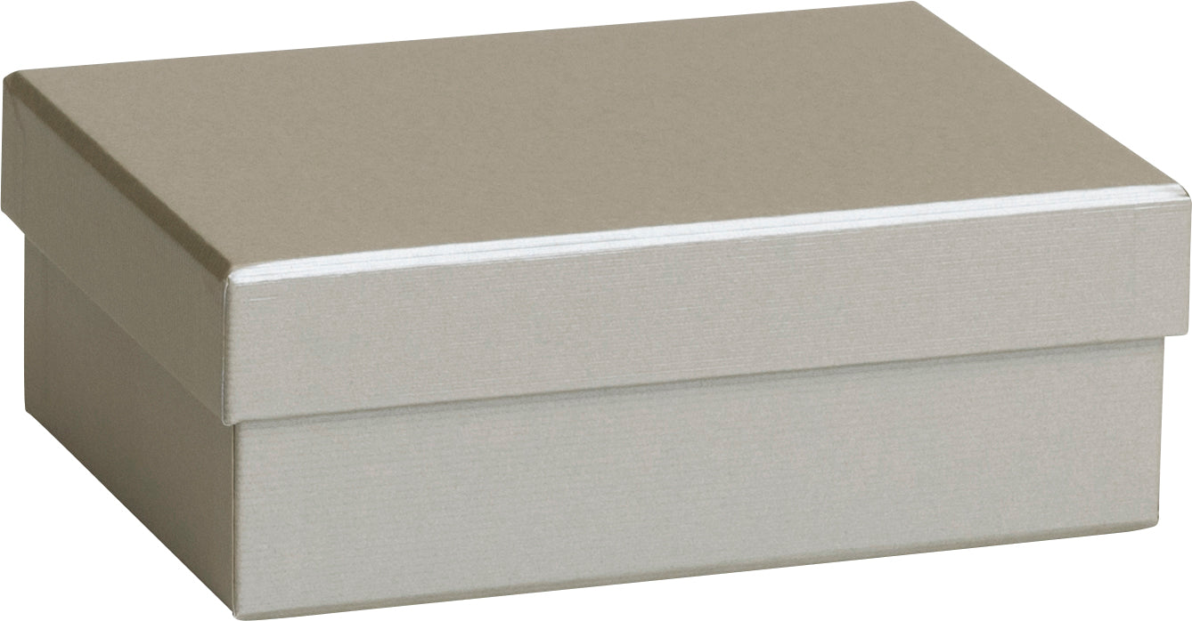 Stewo Geschenkbox Silber – 120 × 62 × 165 mm