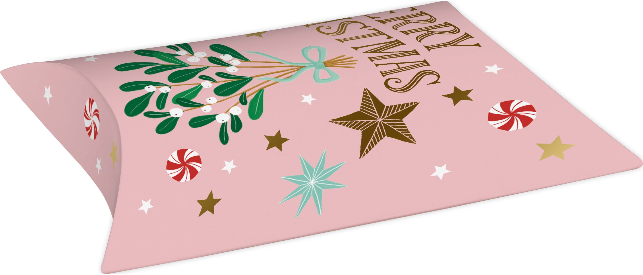 Stewo Geschenkbox, rechteckig – mit goldener Veredelung, faltbar – Wellkarton, rosa – 3 Stk.