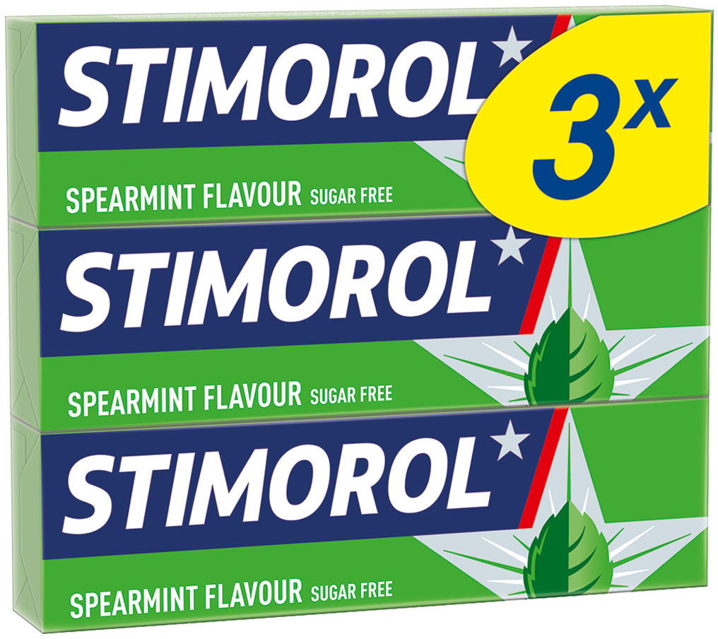 Stimorol Kaugummi – Minze, zuckerfrei – 44 g