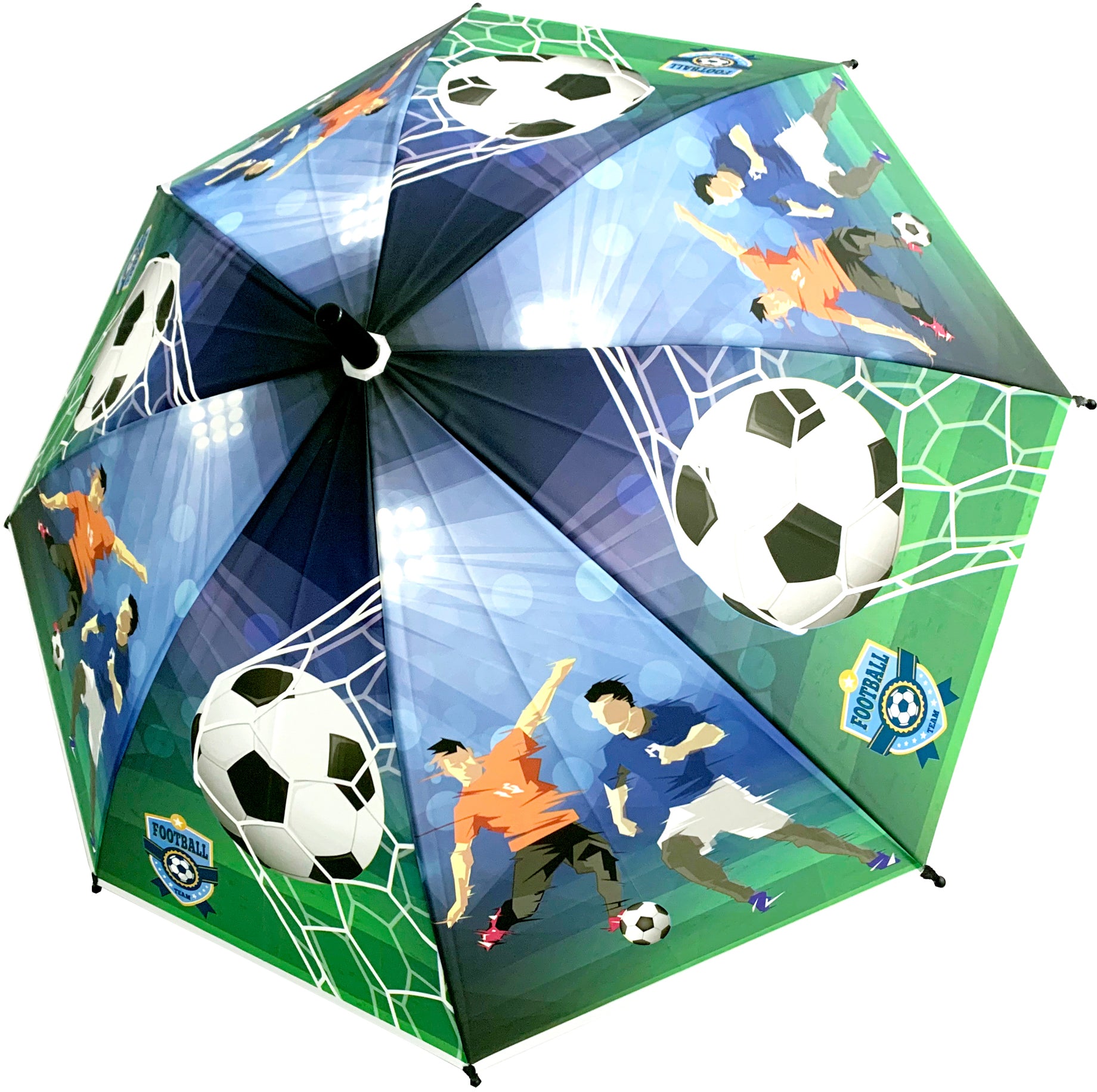 Strotz Kinderregenschirm Mia Matic Mini 5454 – Automatik, Ø 80 cm – Fussball