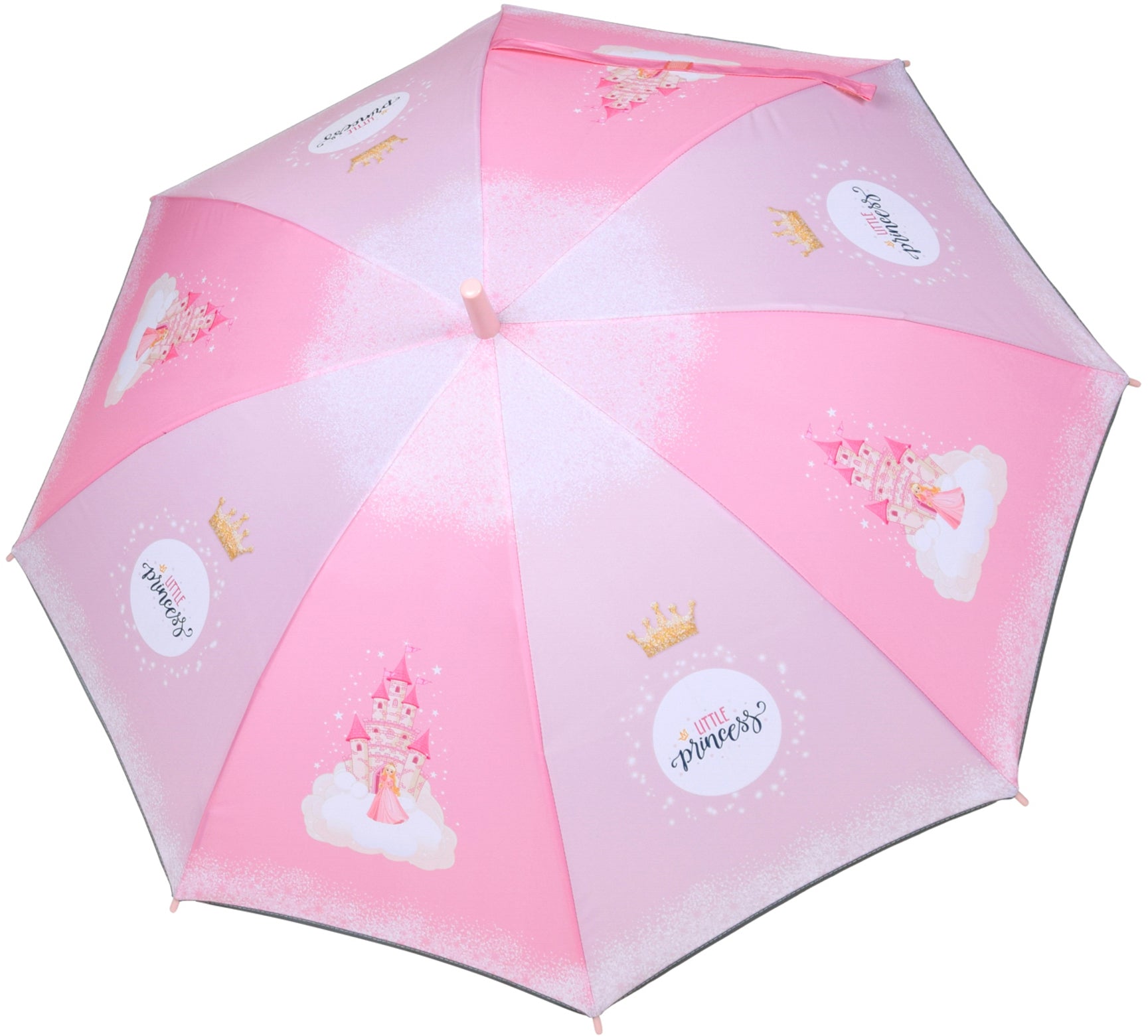 Strotz Kinderregenschirm Mia Matic 549101 – Automatik – Kleine Prinzessin – Reflektierend