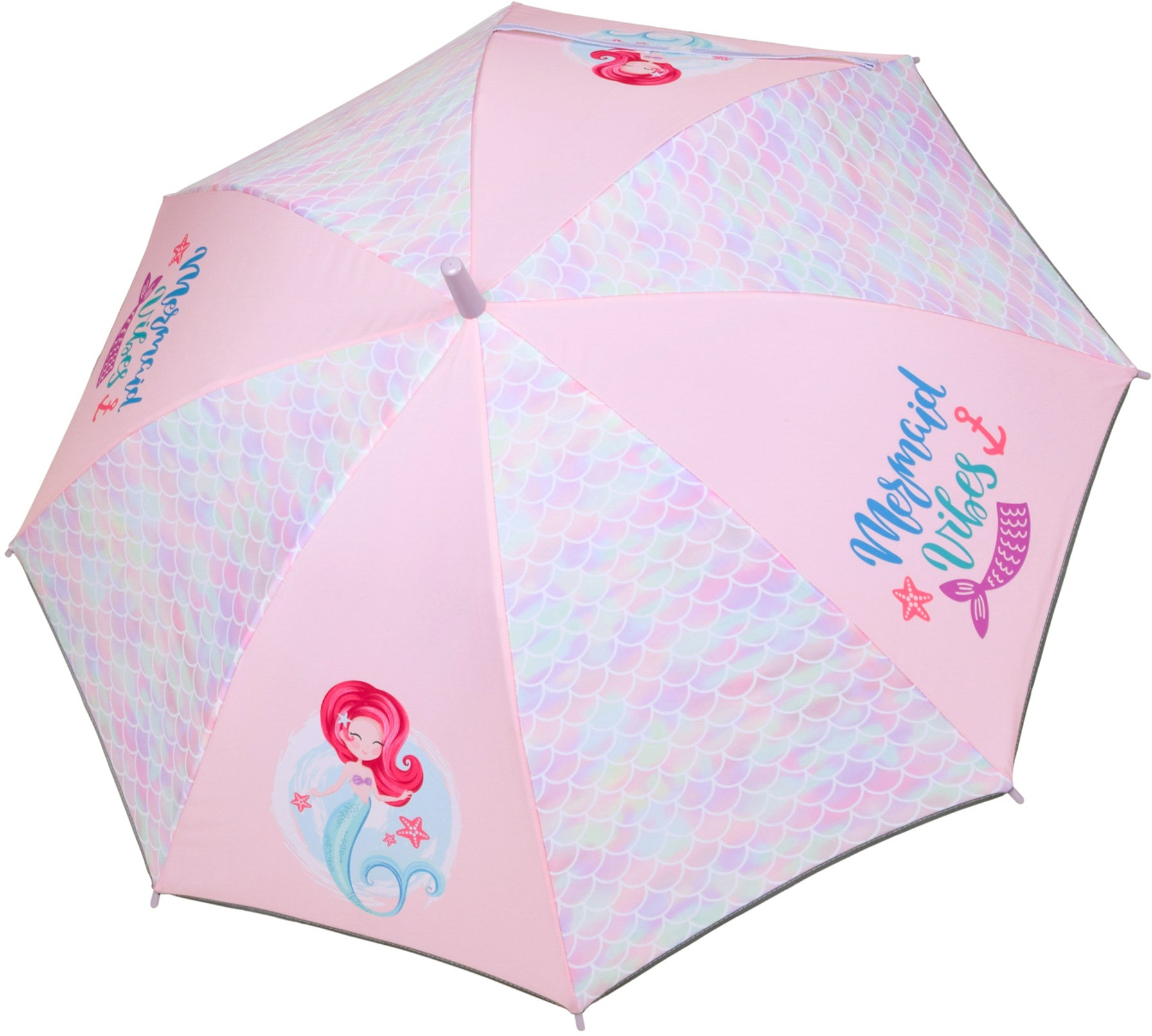 Strotz Kinderregenschirm Mia Matic 549102 – Automatik – Meerjungfrau – reflektierend