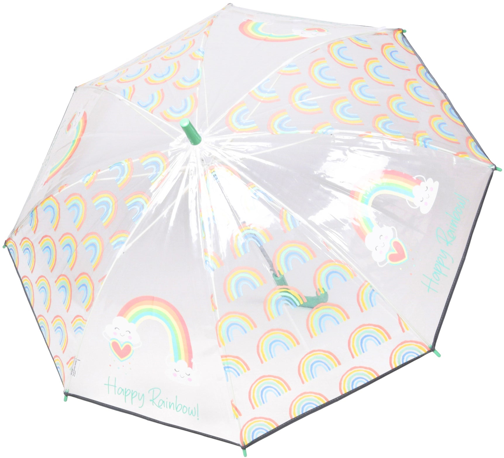Strotz Kinderregenschirm Mia Matic 549104 – Automatik – Rainbow – reflektierend