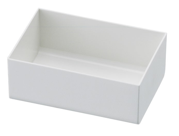 Styro 10-721.05 Aufbewahrungsbox – weiss, B 115 × H 46 × T 80 mm, für Ablagesystem styrokay