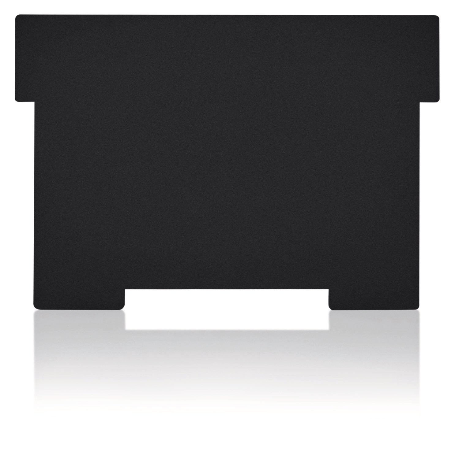 Styro Schwenkplatten – für A6 quer – 2 Stk, Polystyrol (PS), schwarz
