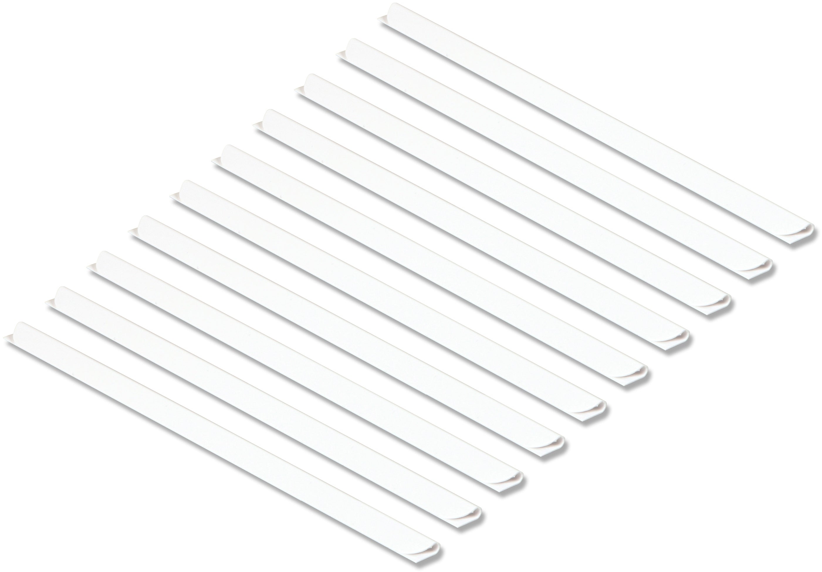 Styro Klemmschiene – A4 – 18 mm, weiss – 10 Stk.