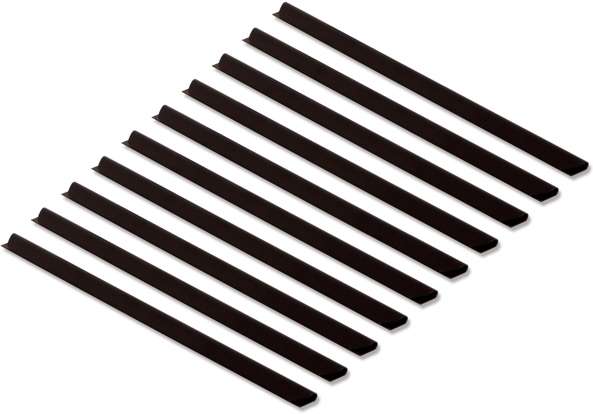Styro Klemmschiene für A4, schwarz – 10 Stk