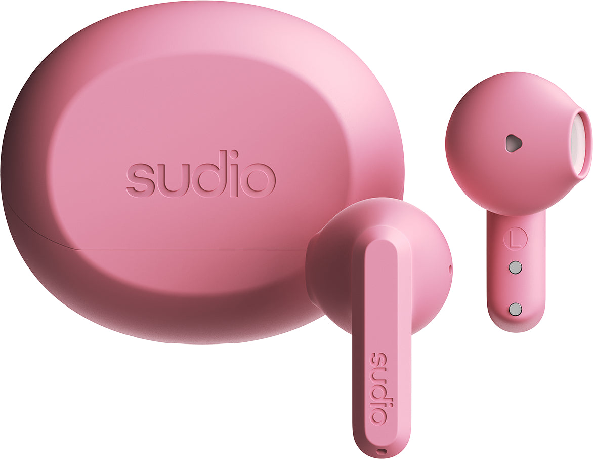 Sudio A3 TWS In-Ear – mit Ladecase, Pink, BT 5.4
