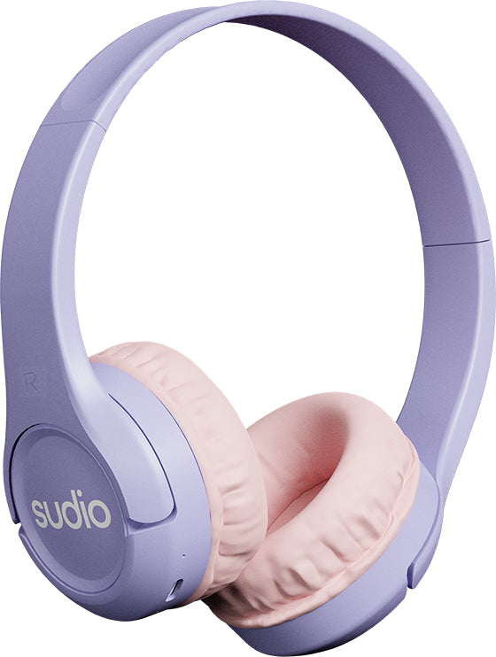 Sudio K1 KIDZ Kinderkopfhörer – On-Ear, BT 5.4, 85 dB Lautstärke-Limit, USB-C-Aufladung, Violett