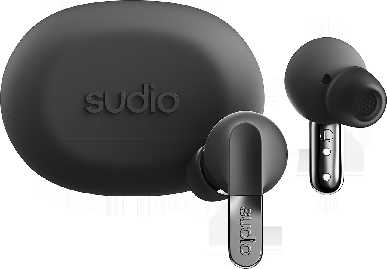 Sudio N3 Pro TWS In-Ear – ANC, mit Ladecase, Schwarz, BT 5.4