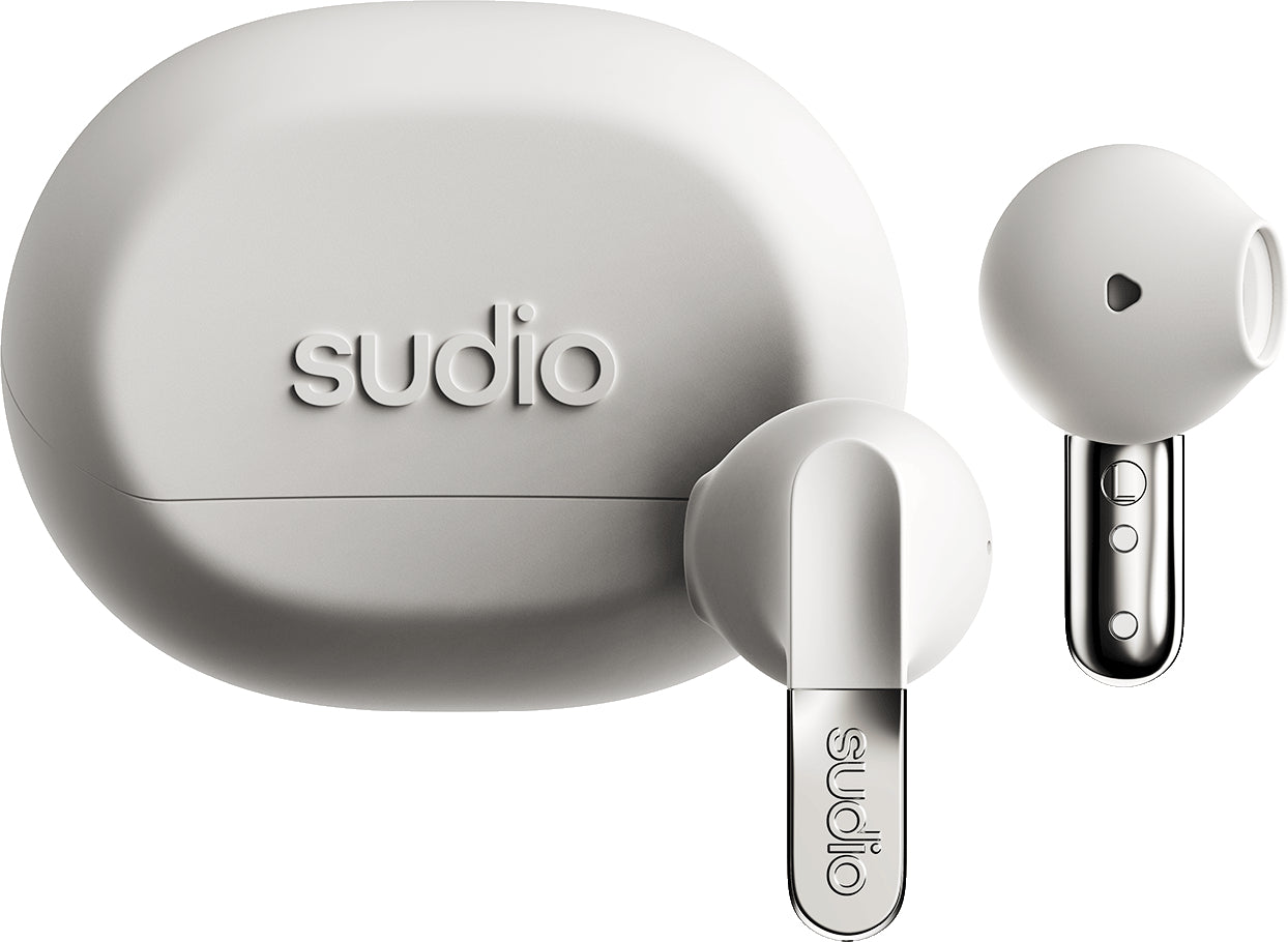 Sudio N3WHT TWS In-Ear – Stereo, TWS, ANC, mit Ladecase, Weiss, BT 5.4