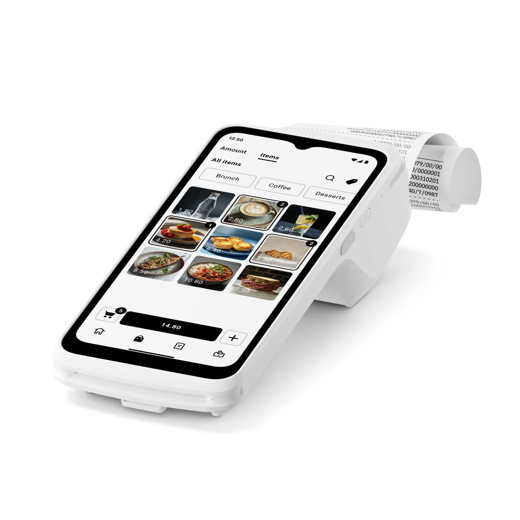 SumUp SUMRDRSAT POS-All-in-One – Touch, Weiss